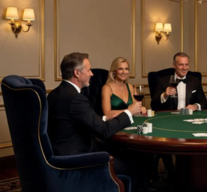 Privát pókeresemény elegáns lounge környezetben